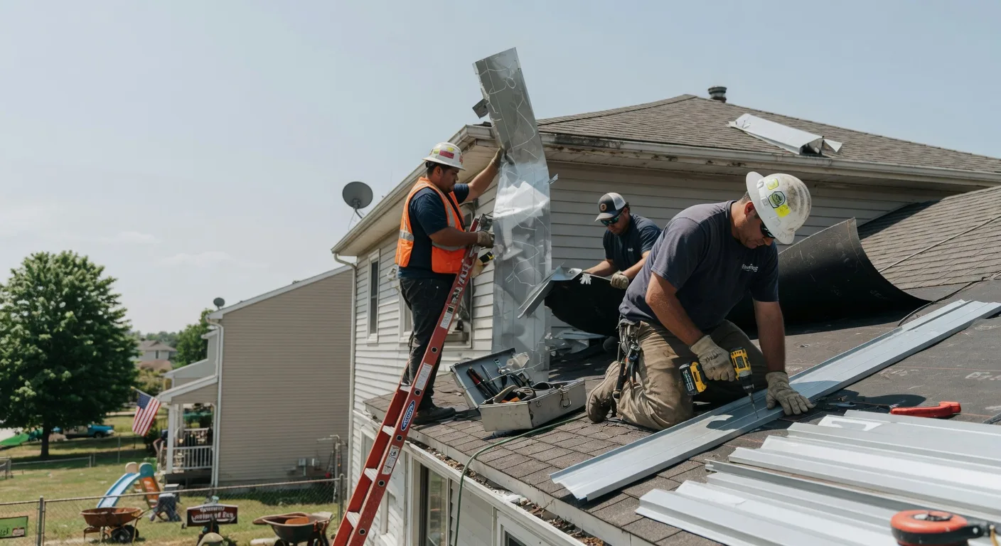 Storm Damage Metal Roof Repair in Rensselaer Falls, NY